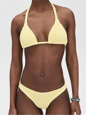 HUNZA G yellow bikini